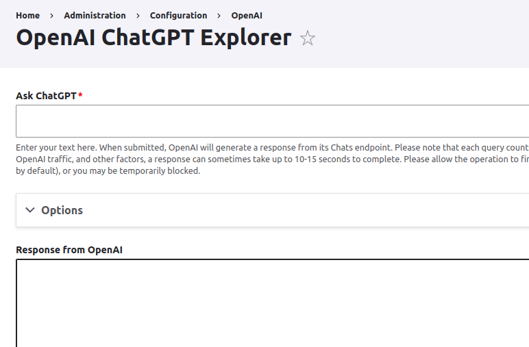 OpenAI ChatGPT Explorer